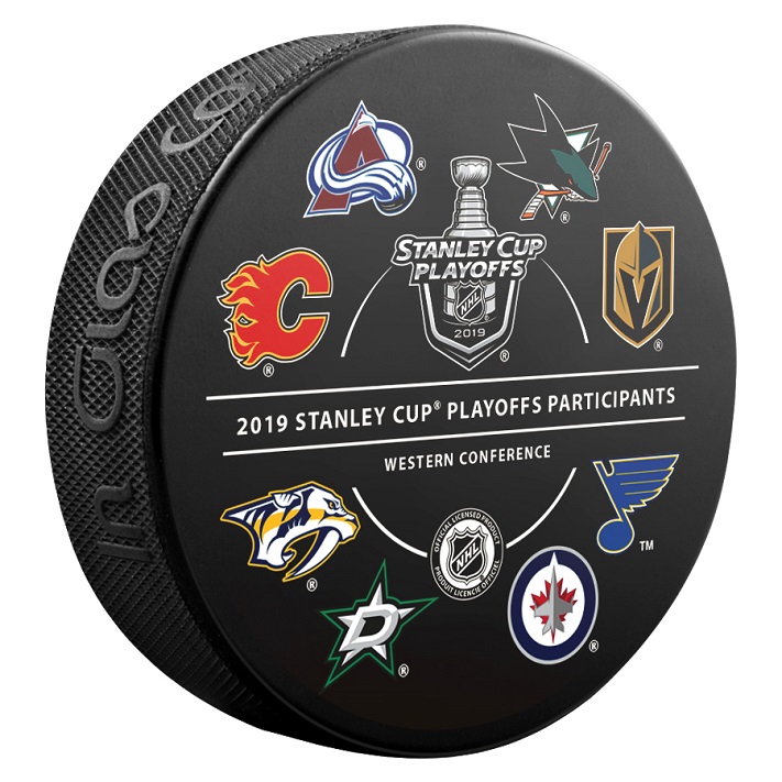 2019 ALL 16 TEAM LOGOS NHL STANLEY CUP PLAYOFFS PUCK St LOUIS BLUES CHAMPIONS A6 | eBay